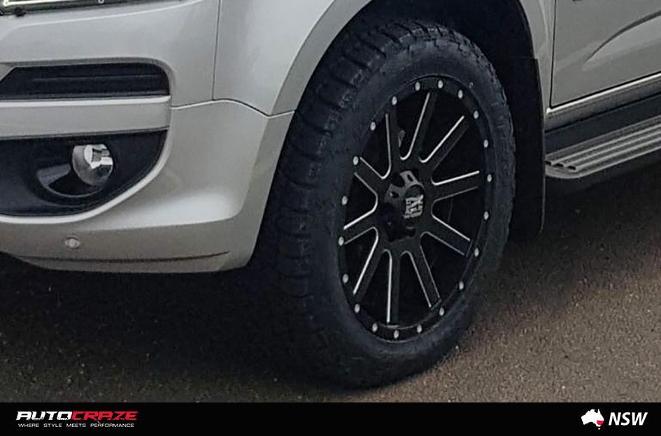 HOLDEN COLORADO HEIST SATIN BLACK MILLED